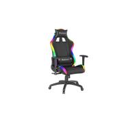 GENESIS Trit 500 Siège Gaming Universel Noir, Poids Max 120kg, Inclinaison 0-150°, Accoudoirs 1D Réglables, Hauteur 124-132cm, USB 5V