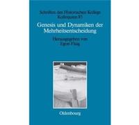 Genesis und Dynamiken der Mehrheitsentscheidung - De Gruyter - De Gruyter - Livre en Anglais De GruyterDe Gruyter (Auteur)