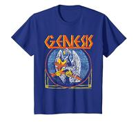 Genesis Vintage Bird T-Shirt, Enfant, Bleu Royal, 4 Ans