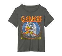 Genesis Vintage Bird T-Shirt, Femme Grandes Tailles, Asphalte, 2X