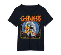 Genesis Vintage Bird T-Shirt, Femme Grandes Tailles, Noir, 5X