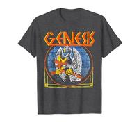 Genesis Vintage Bird T-Shirt, Homme, Chiné Foncé, XXL