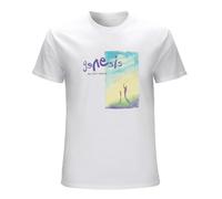 Genesis We Can't Dance Mens T-Shirt Casual Cotton Tees Black Tops L