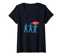 Genesis We Can't Dance Silhouettes T-Shirt avec Col en V