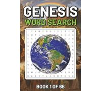 Genesis Word Search Book: Large Print Puzzle Book About The Book Of Genesis | 6x9 inches, 100 pages | 50 puzzles with solutions ... Great Gift For Christians