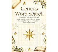 Genesis Word Search Puzzle Book: 112 Pages of Faith-Based Fun | 56 Bible-Themed Puzzles from the Book of Genesis | Relaxing, Educational, and Spiritually Enriching