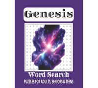 Genesis Word Search Puzzle Book: Large Print Word Searches with Easy to Read Print about Genesis, Bible, Adam and Eve, Creation and More | 8.5x11 ... Gift for Vacation, Holidays and Free Times