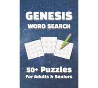 Genesis Word Search Puzzle Book: Word Searches with Easy to Reach Print about the Genesis, Creation, Noah's Ark and More | 6x9 inches, 110 pages | 50+ ... Gift for Vacations, Holidays and Free Times