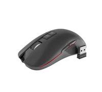 Genesis Zircon 330 Wireless Optical Gaming Mouse 3600DPI Noir et Rouge