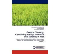 Genetic Diversity, Combining Ability, Heterosis And Stability In Rice