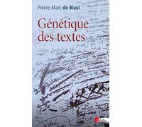 Génétique des textes