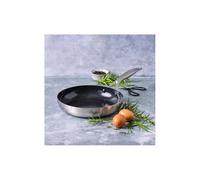 GreenPan – Poêle à frire Geneva 28 cm – Inox, revêtement céramique
