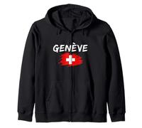 Genève drapeau de la Suisse Sweat à Capuche