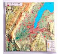 Geneve et environs 31 x 31cm - - Collectif - Georelief - Atlas / carte