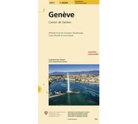 Geneve pedestre Échelle 1 : 50 000 - Collectif - Office Federal De Topographie Suisse - broché - Atlas / carte