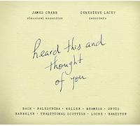 Genevieve Lacey & James Crabb - Heard This & Thought of You [Import]
