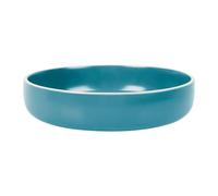 GENEVIEVE LETHU 536317 Assiette Creuse Modèle AEKI Ø 20,5 cm - Assiette à Soupe d'inspiration scandinave Bleu en Grés