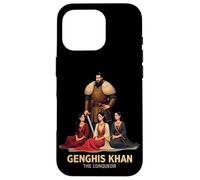 Genghis Khan Coach de Jeu de Rencontres Coque pour iPhone 16 Pro