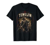 Genghis Khan Temujin Warrior Spirit Épée Cheval Mongolie T-Shirt