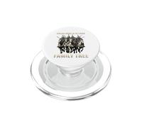 Gengis Khan ADN Humour Motif Empire Mongol Horde d'or PopSockets PopGrip pour MagSafe