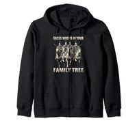 Gengis Khan ADN Humour Motif Empire Mongol Horde d'or Sweat à Capuche