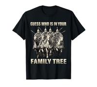 Gengis Khan ADN Humour Motif Empire Mongol Horde d'or T-Shirt
