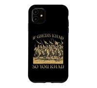Gengis Khan Empire Mongol Cavalier Guerrier Horde d'or Coque pour iPhone 11