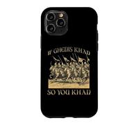 Gengis Khan Empire Mongol Cavalier Guerrier Horde d'or Coque pour iPhone 11 Pro