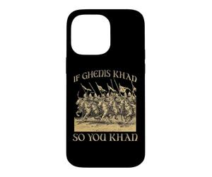 Gengis Khan Empire Mongol Cavalier Guerrier Horde d'or Coque pour iPhone 14 Pro Max