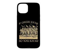 Gengis Khan Empire Mongol Cavalier Guerrier Horde d'or Coque pour iPhone 15 Plus
