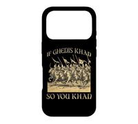 Gengis Khan Empire Mongol Cavalier Guerrier Horde d'or Coque pour iPhone 17 Pro
