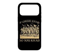 Gengis Khan Empire Mongol Cavalier Guerrier Horde d'or Coque pour iPhone 17 Pro Max
