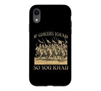 Gengis Khan Empire Mongol Cavalier Guerrier Horde d'or Coque pour iPhone XR