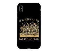 Gengis Khan Empire Mongol Cavalier Guerrier Horde d'or Coque pour iPhone XS Max
