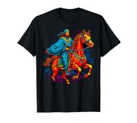 Gengis Khan Empire Mongol T-Shirt Graphique avec Valeur, Homme, Noir, XL