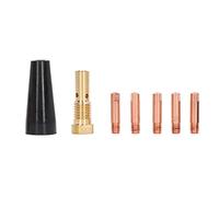 GENGUTOO Kit de soudage sans gaz pour pistolet MIG 7 pièces, buse de diffusion à pointe en cuivre