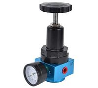 GENGUTOO Manomètre de contrôle de régulateur de pression d'air pneumatique miniature pour un réglage précis de la pression (QTÉH-10)