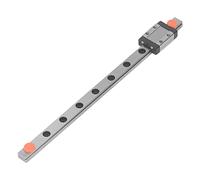 GenGutoo MGN9c Guide linéaire rail miniature du rail linéaire Guide de glissière petit rail de guidage léger pour les machines-outils CNC 3D Portage d'acier (200 mm)
