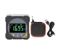 Gengutoo Noir LCD -Angle Finder Retour -éclairage inclinomètre magnétique 4x90 ° pour différentes tâches de mesure