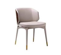 GENHAOSAN Aire De Repos Chaise de Salle à Manger Luxe Italienne légère et Tendance, Chaise ménage Simple Moderne for hôtel, Bureau Vente, négociation, Tabouret Dossier for café Chaise Longue