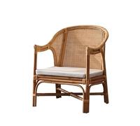 GENHAOSAN Aire De Repos Chaise en rotin d'Asie du Sud-Est, Salon, Table et chaises Simples, canapé à Dossier de Balcon Japonais Chaise Longue