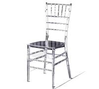 GENHAOSAN Aire De Repos Chaise Transparente en Cristal, Chaise Commerciale Bambou, Pastorale, de Banquet d'extérieur Chaise Longue
