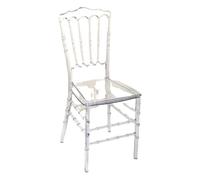 GENHAOSAN Aire De Repos Chaise Transparente en Cristal et Bambou Napoléon for Banquet de Mariage Plein air Chaise Longue