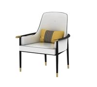 GENHAOSAN Aire De Repos Nouveau canapé Simple de Luxe Chinois léger, Table à Manger Moderne et chaises, Salon d'hôtel, café, Chaise Dossier rembourrée Chaise Longue