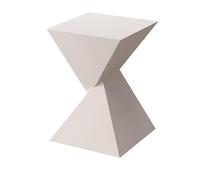 GENHAOSAN Table Basse Table d'appoint de Salon, Petite Style crème, canapé d'angle, Basse, Support à Fleurs, Chevet Moderne et Simple De Bout De Salon(B,32x32x50cm)