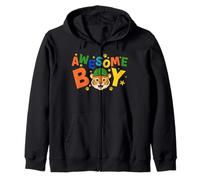 Génial Boy Cute Tiger Graphic Célébration d'anniversaire pour Enfants Sweat à Capuche
