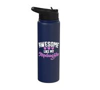 Génial comme ma belle-fille Stainless Steel Insulated Water Bottle