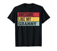 Génial comme ma Grand-mère Funny Vintage Distressed T-Shirt