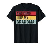 Génial comme ma Grand-mère Funny Vintage Distressed T-Shirt