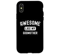 Génial comme ma Marraine drôle Mignon Sarcastique Parent Coque pour iPhone X/XS